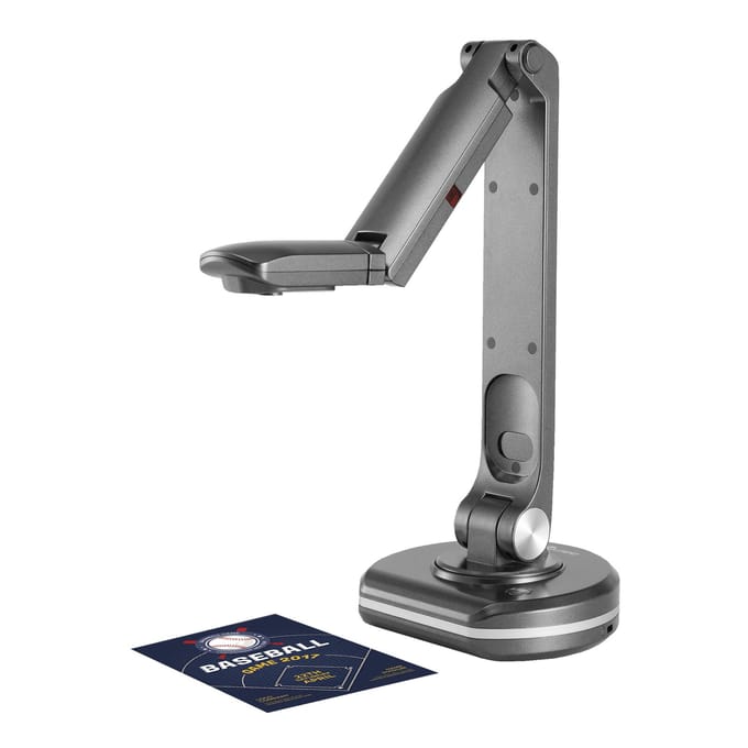 JOYUSING V500S USB 2in1 Documentcamera & Boekscanner Webcam met Autofocus 8 Megapixel zilver