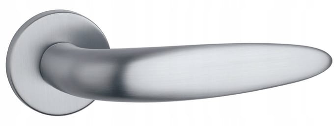 Stile ODA slanke deurkruk - mat chroom, ronde rozet