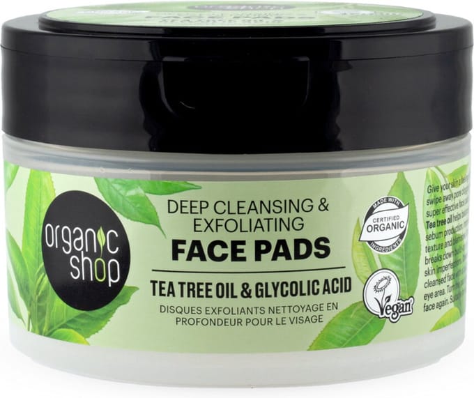 Organic Shop Face Pads Deep cleansing - 20 pcs