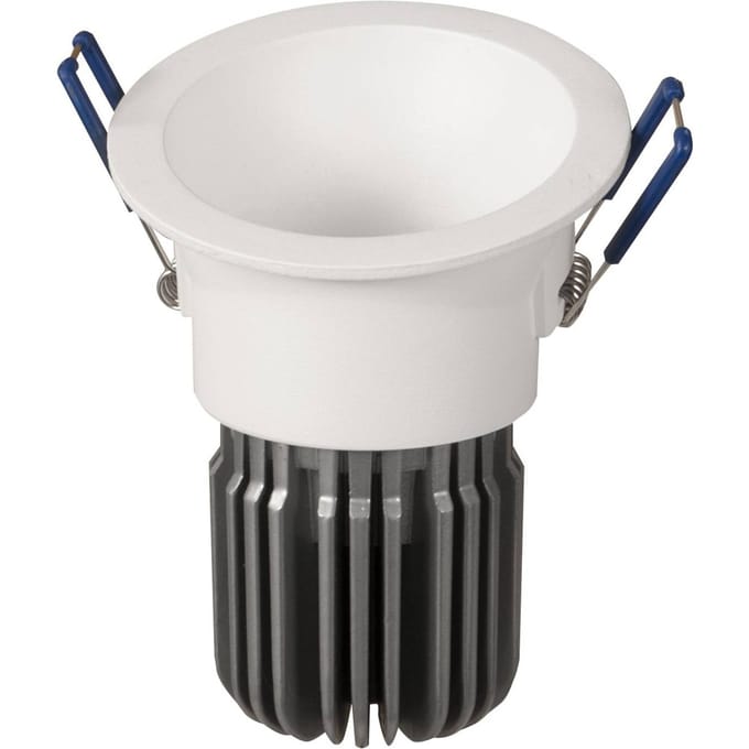 ATILED LED inbouwlamp Toodle rond asymmetrisch, wit