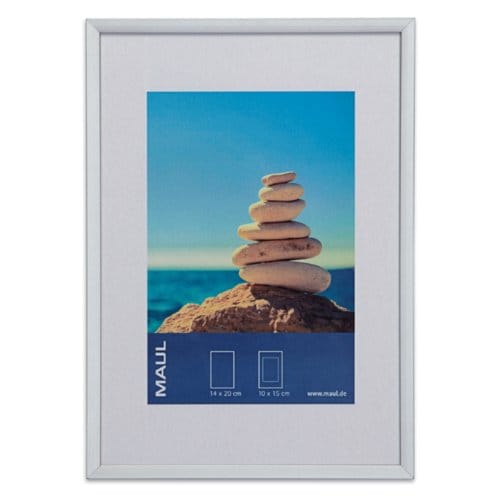 MAUL Fotolijsten MAULdesign aluminium 15 x 21 cm, ca. A5 zilver
