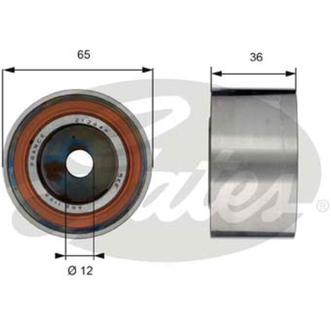 Geleiderol, distributieriem PowerGrip® GATES T42185