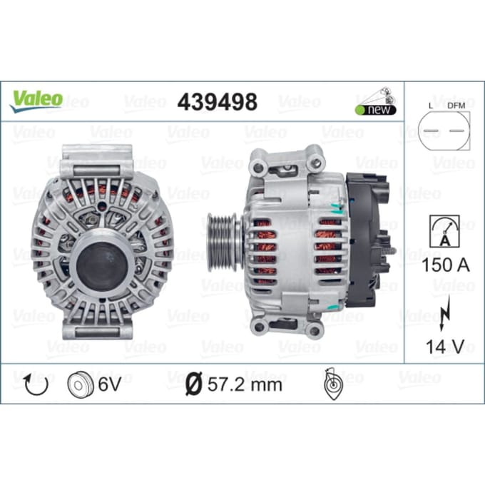 Spanningsregelaar VALEO 439498