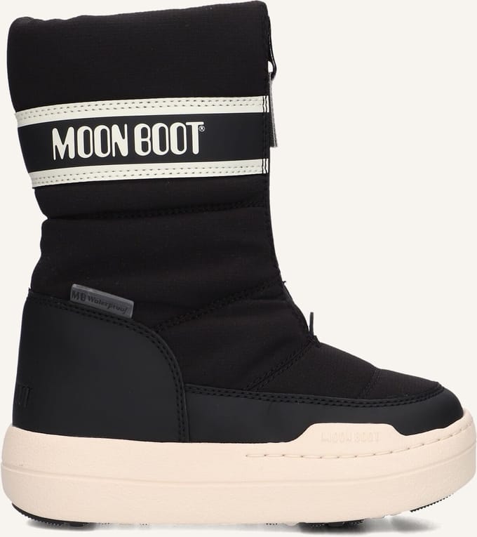MOON BOOT Jr Park Zip High Boots Kids - Zwart - Maat 28