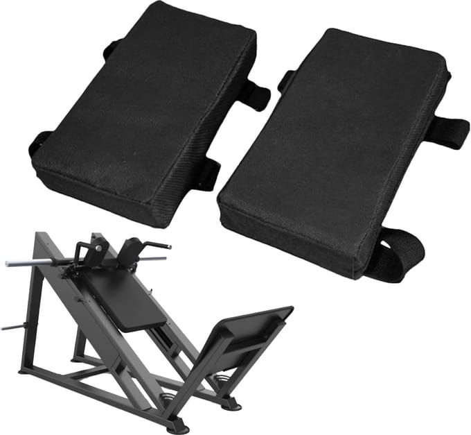 Schouderpads - Ondersteuning Kussen - Krachttraining - Antislip Grip - 20x11x4cm - Zwart