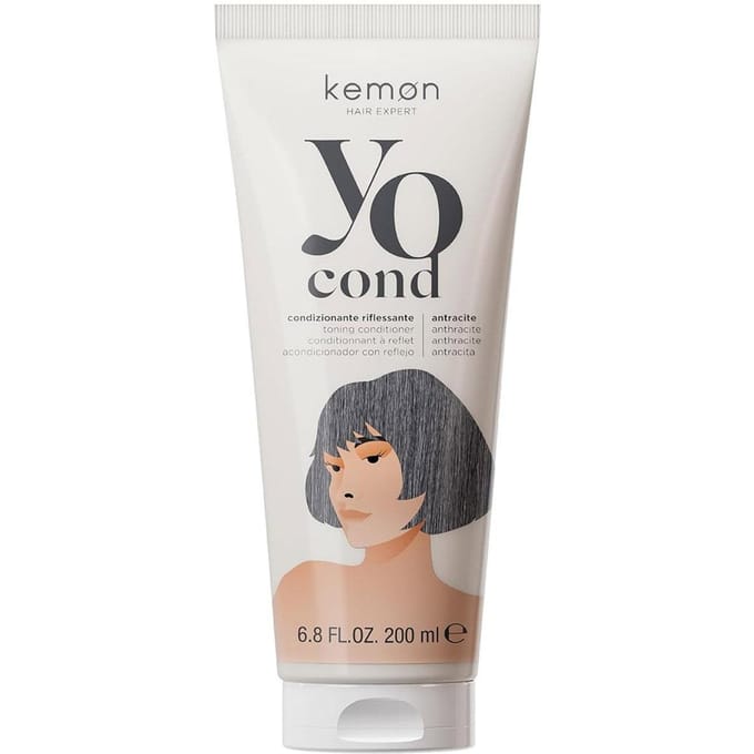 Kemon, Yo Antraciet Kleuring, Haarkleur Conditioner, 200 ml