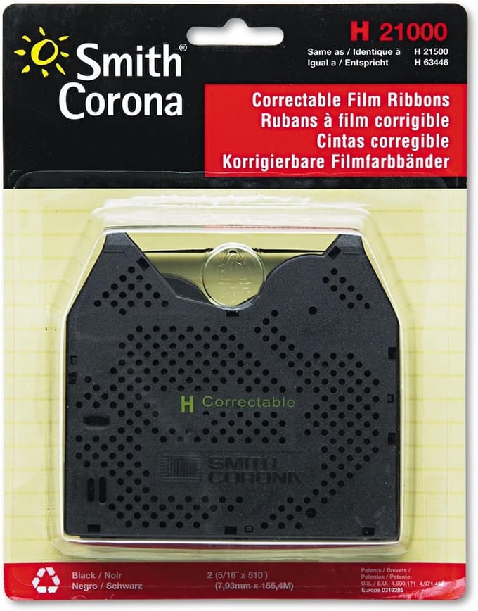 Correctieribbon voor Schrijfmachines Serie H