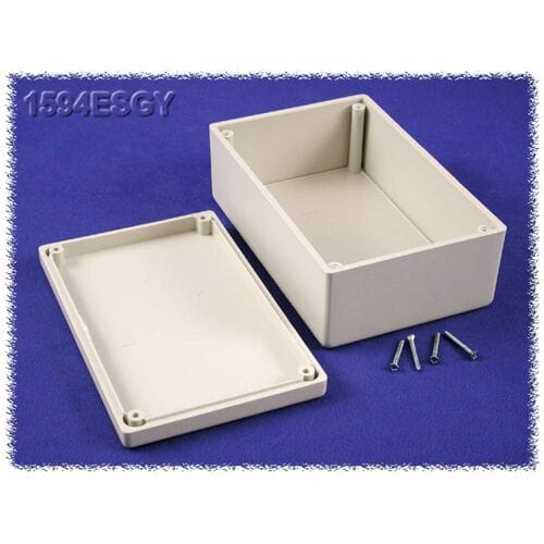 Hammond Electronics 1594ESGY Universele behuizing 167 x 107 x 65 ABS Grijs 1 stuk(s)