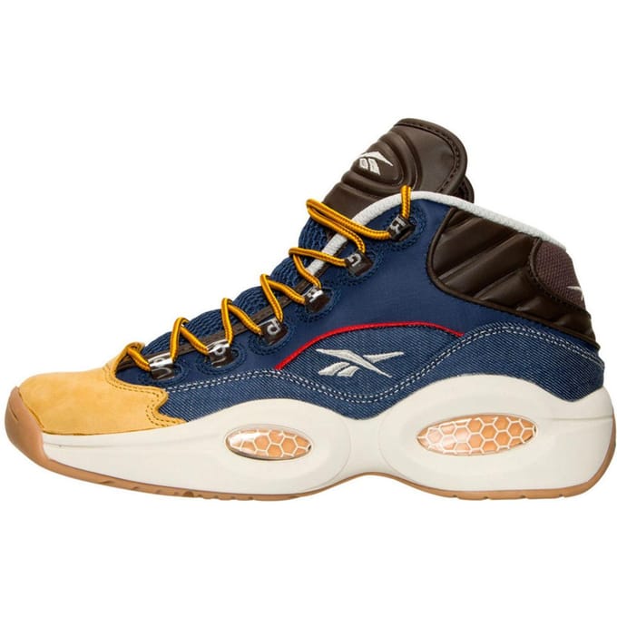 Reebok Question Mid Dress Code Baskets Unisexe Bleu Bleu-Encre Concord AR0252 40.5 black