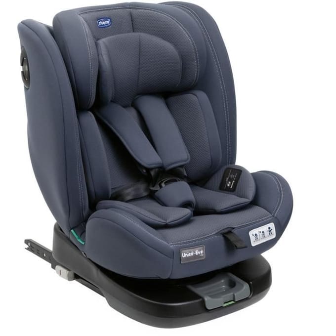 Chicco Unico Evo i-Size Autostoel - 360° Draaibaar, Isofix - Donkerblauw (0-12 jaar)