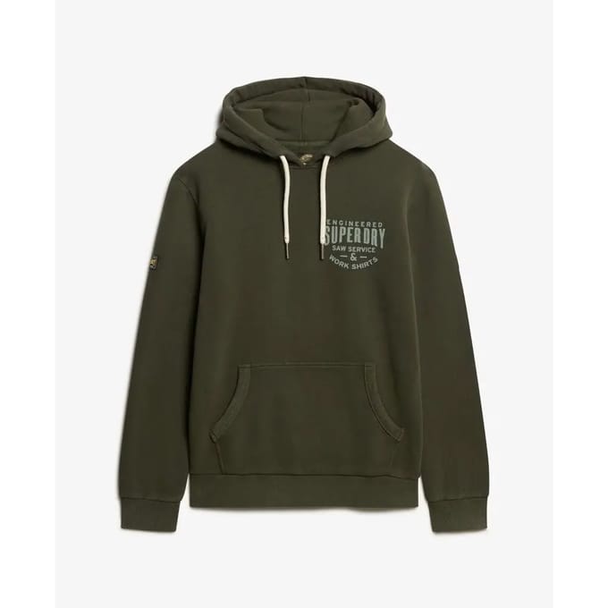 Superdry - Machined Goods Workwear hoodie - Heren - Hoodies