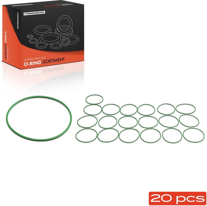 Frankberg 20x O-Ring Airco voor Reparatie Airco Compressor Koelsysteem