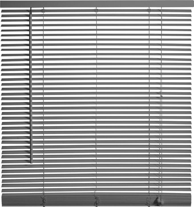 Timlux - Houten Jaloezie - 25 mm - Donkergrijs - 110x175cm