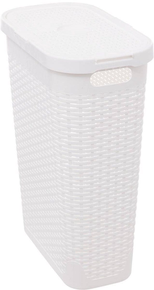 Opbergmand - Rotan mand - Huishouden Organiseren - Slim ontwerp - 40 liter - Wit