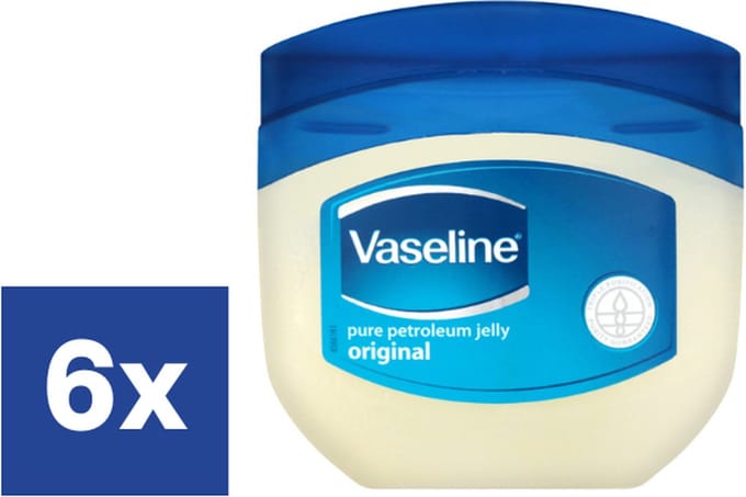 Vaseline Pure Petroleum Jelly Original - 6 x 100 ml