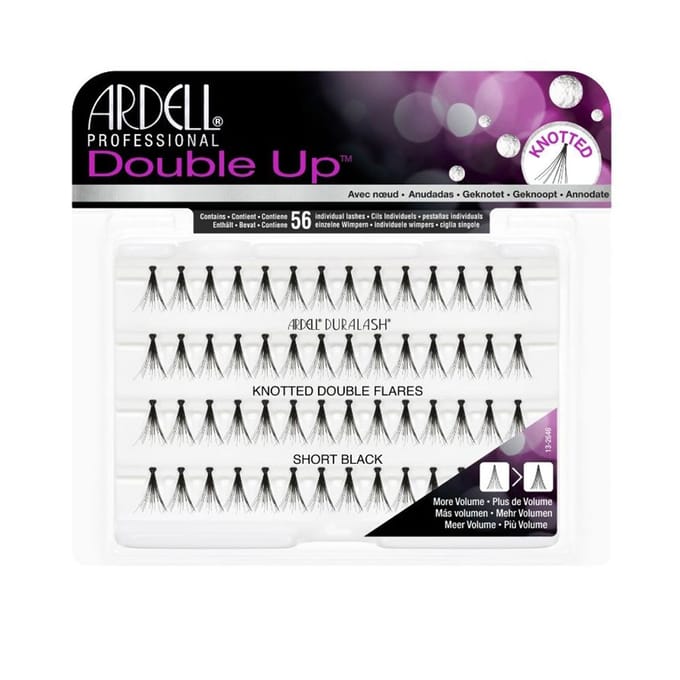 Ardell Individuals Double Up Geknoopte Dubbele Flares #kort Zwart