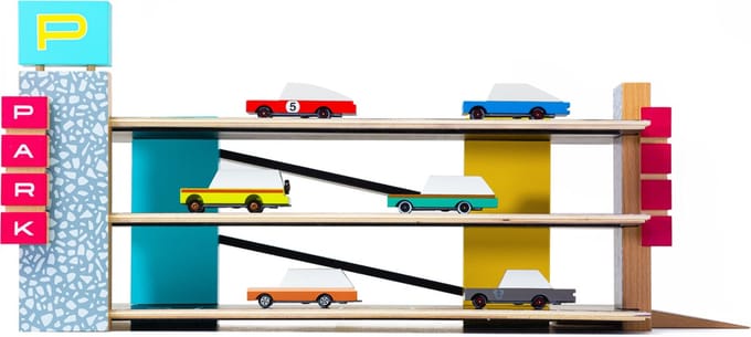 Candylab Toys Magnetix Garage | Houten Speelgoed Garage
