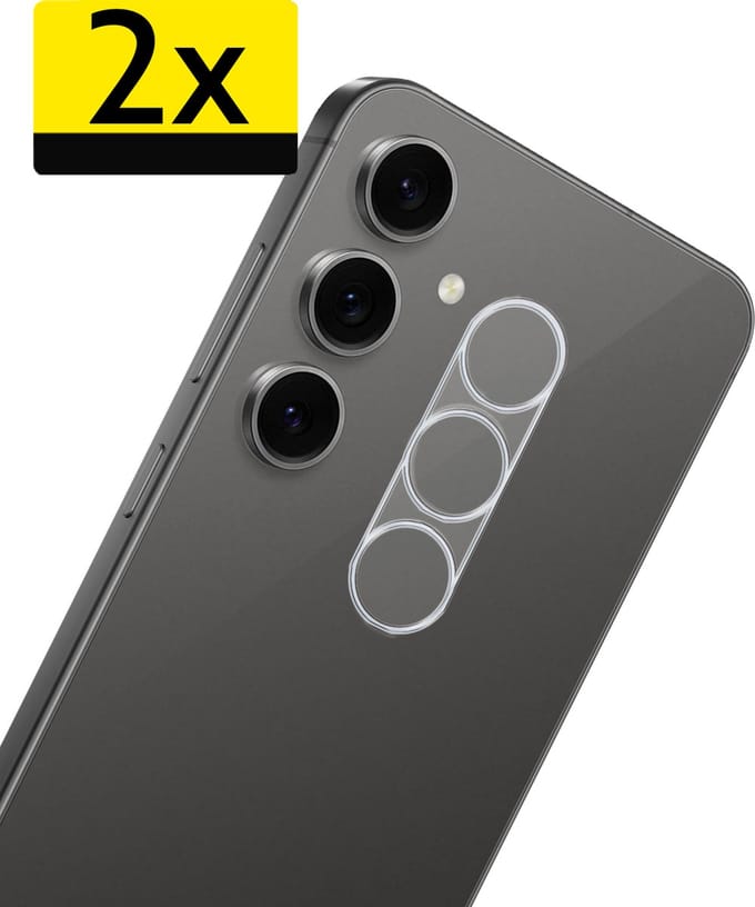 Camera Lens Protector - Geschikt voor Samsung Galaxy S24 FE - 2 Stuks - Camera Screenprotector - Beschermglas - Gehard Glas - Tempered Glass - Screen Protector