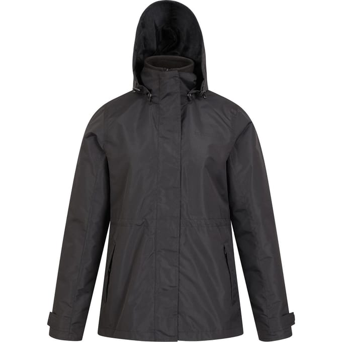Mountain Warehouse Dames/Dames Fell II 3 in 1 Jas (Zwart)