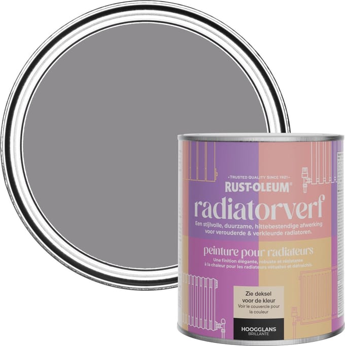 Rust-Oleum Paars Radiatorverf Hoogglans - Iris 750ml