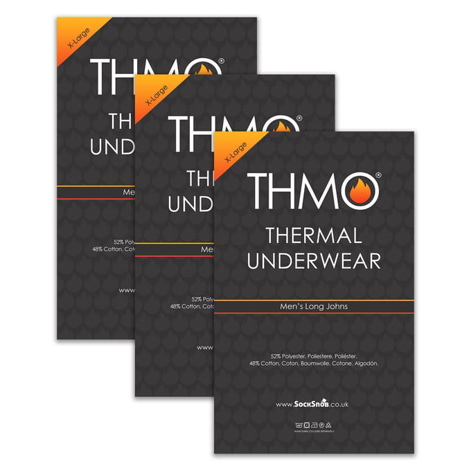 3-Pack Heren Thermisch Long John | Winter Basislaag Ondergoed Onderkleding