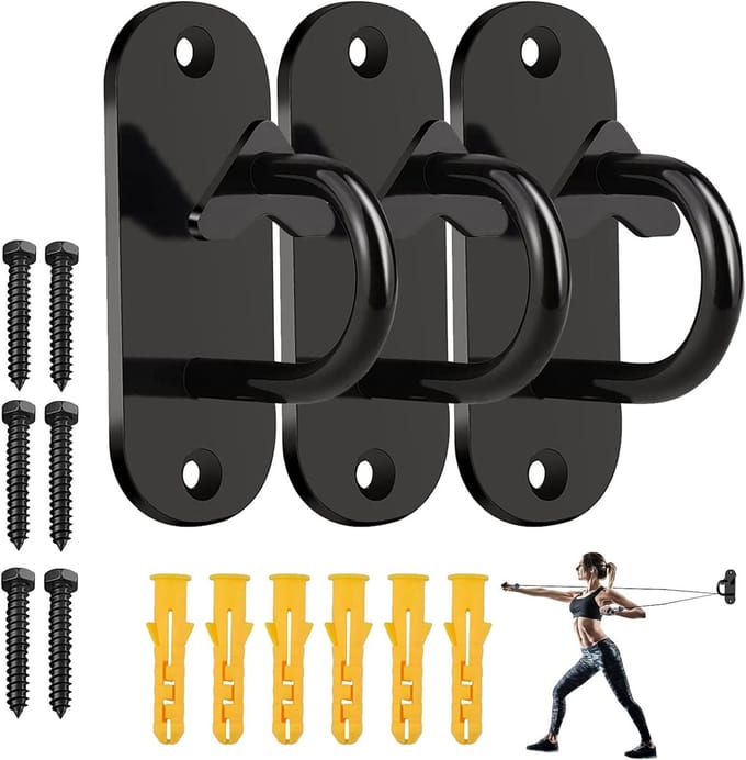 Wandankers - Workout Ankers - Thuis Gym - Ruimtebesparend Ontwerp - 10.5x4x6.2CM