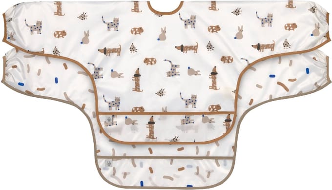Lässig Little Mateys Longsleeve Slabbetje Royal Blue 2 Stuks