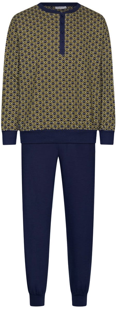 Pastunette - Pyjama - Adventure - Bio Katoen - Groen/Blauw - Maat S