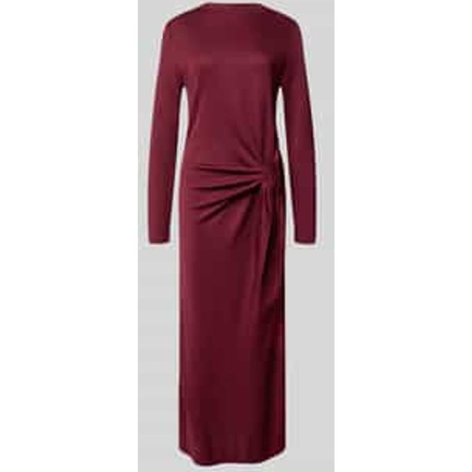 Maxi-jurk met knoopdetail