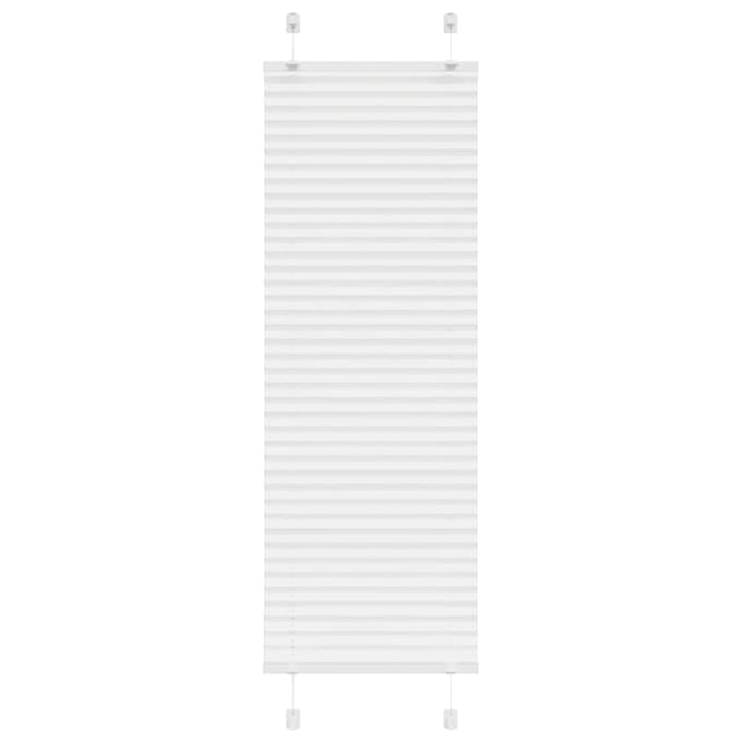 vidaXL - Plissé - rolgordijn - 40x100 - cm - stofbreedte - 39,4 - cm - polyester - wit