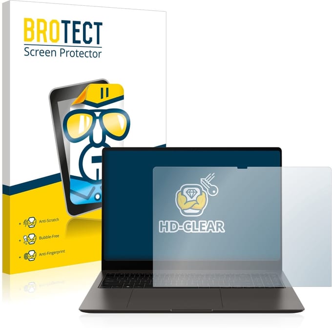 BROTECT - Screenprotector voor Samsung Galaxy Book3 Ultra 16" - Folie Beschermfolie transparant