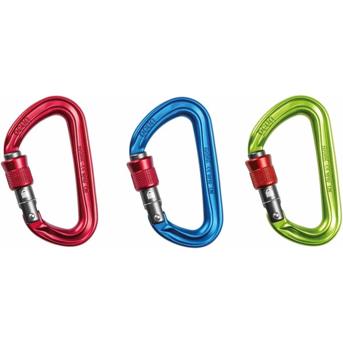 Ocún Hawk screw 3-pack mooie set van 3 hoogwaardige karabiners