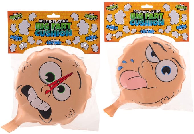 Jolly Jokes scheetkussen groot 2 assorti - per stuk