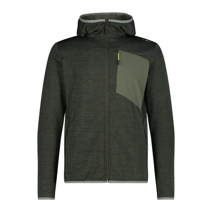 Jacquard Chiné Hoody Fleece CMP