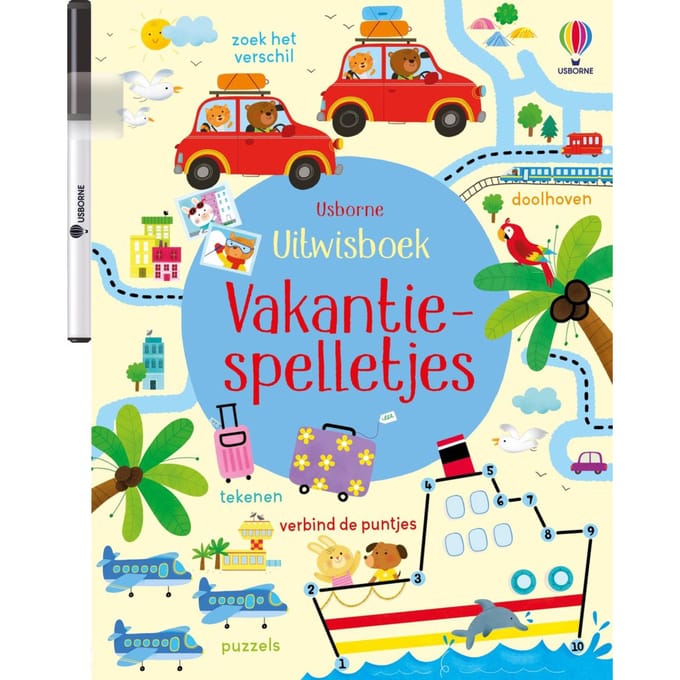 Vakantiespelletjes - Uitwisboek