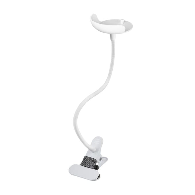 Babyfoon Clipbevestiging Compatibel met VAVA Babyfoonbevestiging voor peuters Flexibele draaibevestiging wit