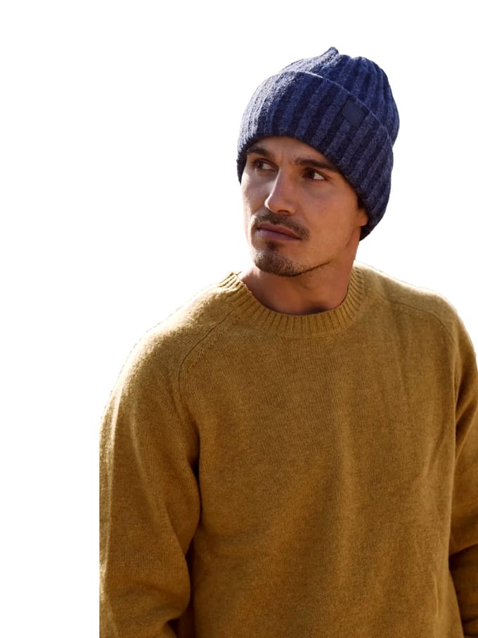 Beanie met wol Model 'Selfoss'