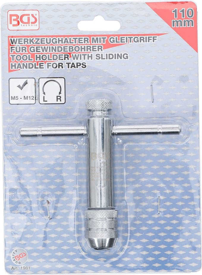 BGS Tapkruk met ratel (M5 - M12), 110 mm