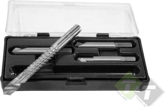 Schroefverwijderingsset, 8mm HSS freesboor, 3 diameters schroeven verwijderbits