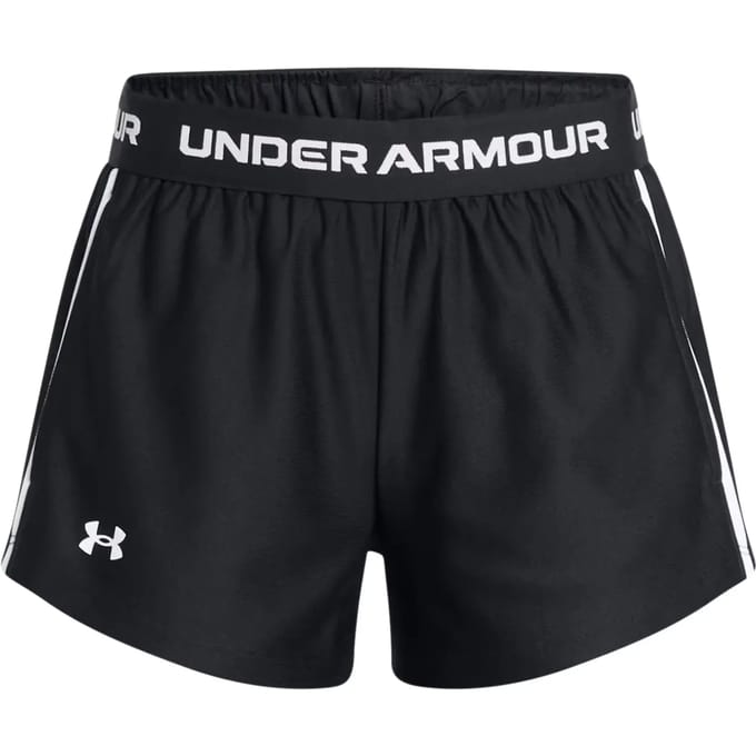 Under Armour G Tech Play Up Short-BLK Meisjes Sportbroek - Zwart / Zwart / Wit