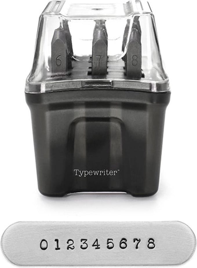 Slagcijfers Typewriter, Premium 3 mm