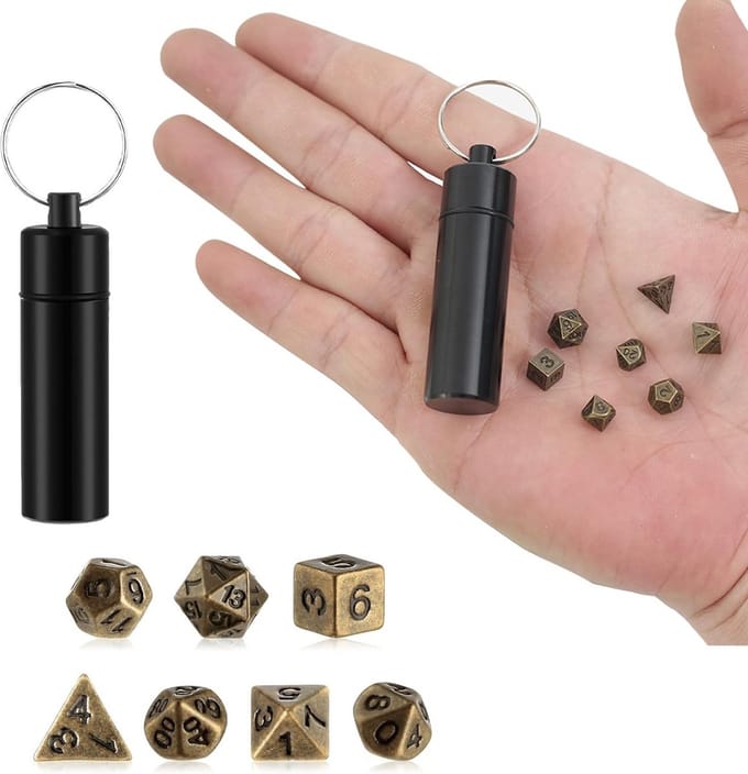 Polyhedrale Dobbelstenen Set 7 Stuks voor Dungeons and Dragons en Rollenspellen
