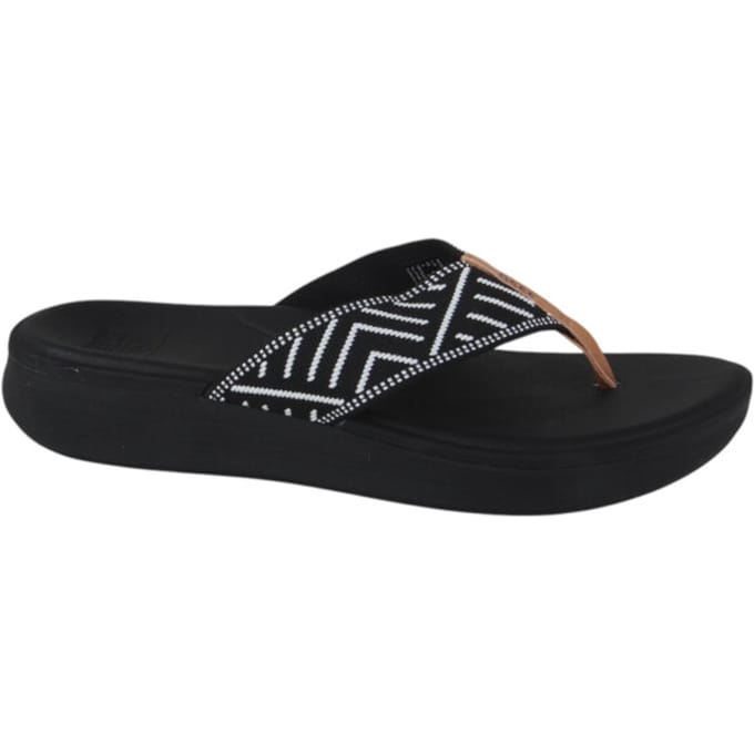 Reef CUSHION CLOUD TX BLACK GEO Dames Slippers - black geo