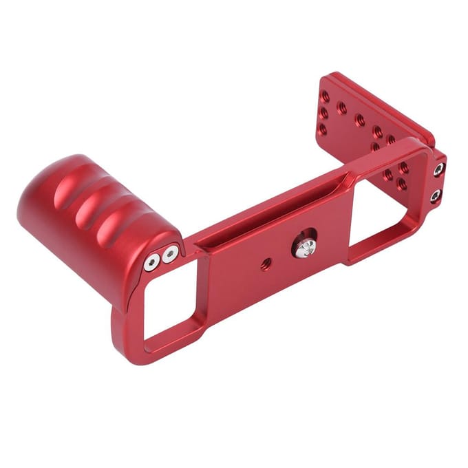 L Snelkoppelingsplaat Horizontale Verticale Opname Handgreepbasis voor Fuji GFX 50R CameraRood rood