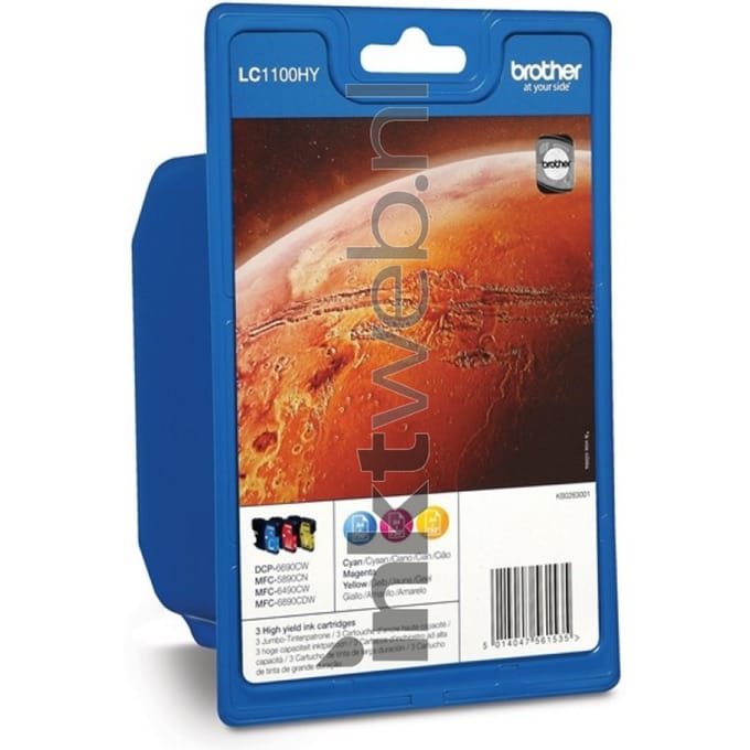 Brother LC-1100HY Multipack kleur (Origineel Hoge Capaciteit)