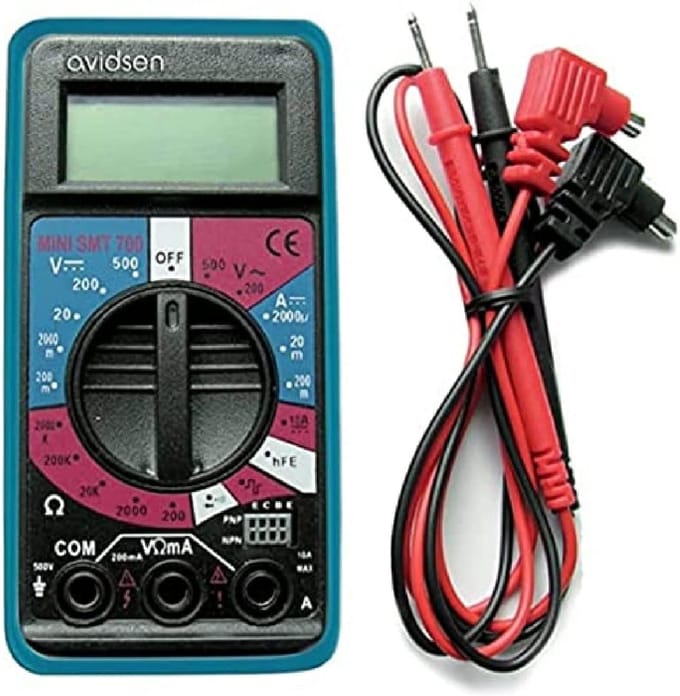 Digitale Multimeter in Zakformaat - 6 Meetfuncties: AC/DC Spanning, Weerstand en Meer