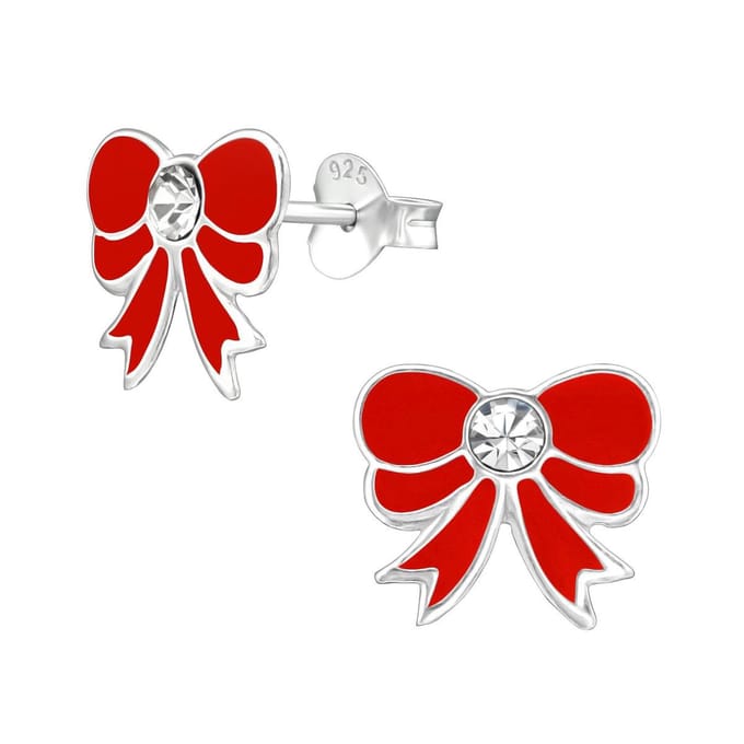 Princess Oorbellen Alia - 925 Zilver E-Coating - Strik - 11x9mm