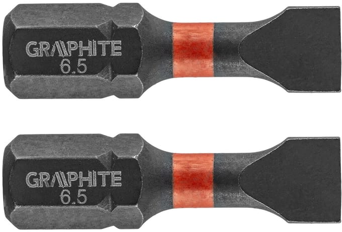 Grupa Topex Serie - Impact Bit - SL6.5 - 25mm - Set van 2