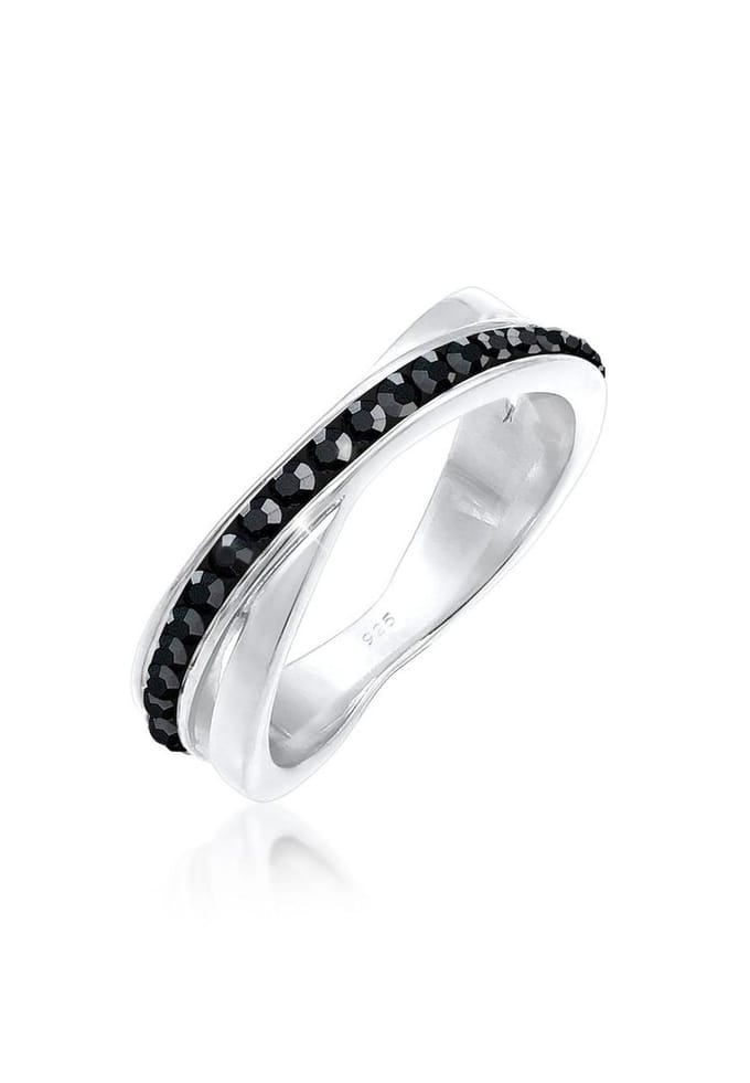 Elli - Ring - Dames Slag met Kristallen in 925 Sterling Zilver - Dames