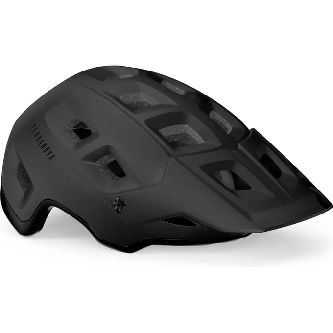 MET Terranova Fietshelm - Maat S - Black Matt Glossy
